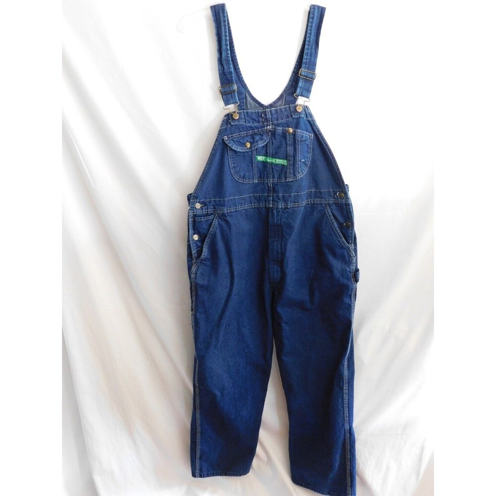 Key Imperial Bib Overalls Work Farm Hipster Trucker Train Conductor Size 42 x 30